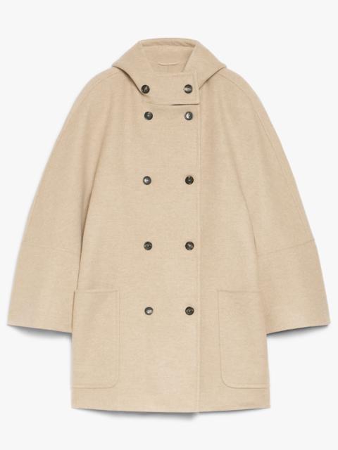 ARTURO1234 Double-breasted parka in wool and cashmere