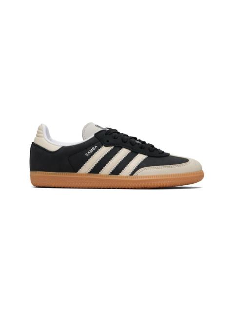 adidas Originals Black & Beige Samba OG Sneakers