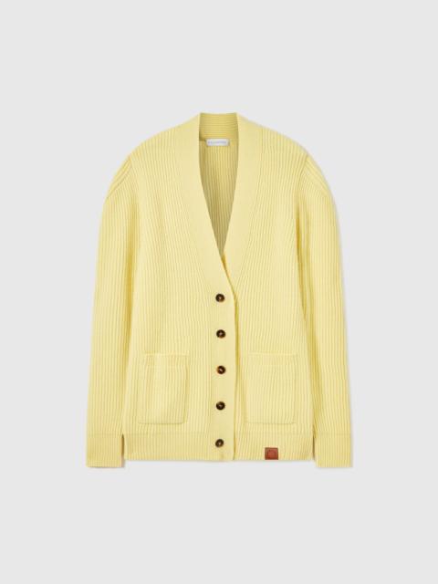 Stella McCartney Chunky Knit V-Neck Cardigan