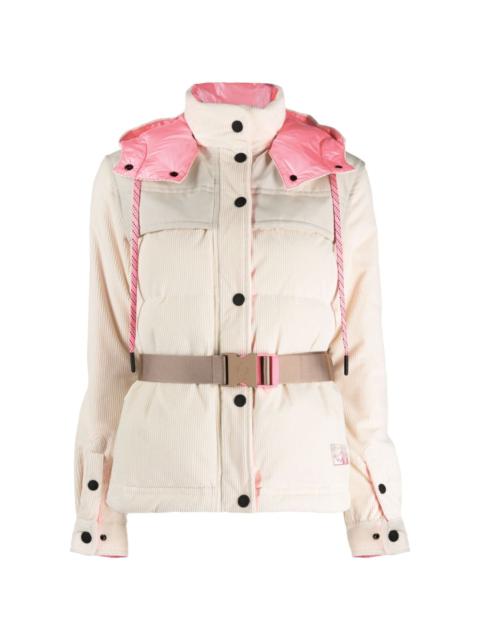 Moncler Grenoble Tetras hooded corduroy puffer jacket