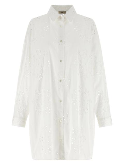 Herno 'Broderie Anglaise' shirt