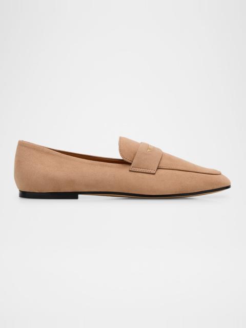 Tod's Suede Bar Detail Loafers