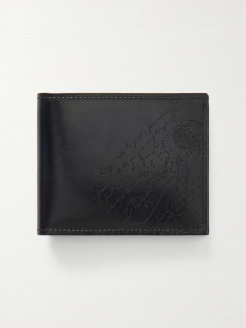 Berluti Makore Slim Scritto Venezia Leather Billfold Wallet