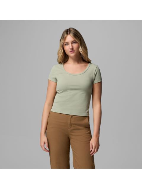 Columbia Women's Pinetown Canyon Rib Short Sleeve T-Shirt
