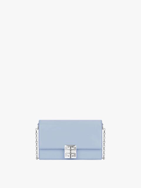 Givenchy SMALL 4G BAG IN BOX LEATHER WITH CHAIN