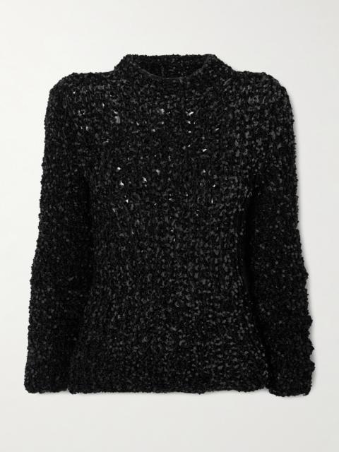 Jil Sander Sequined Open-knit Sweater