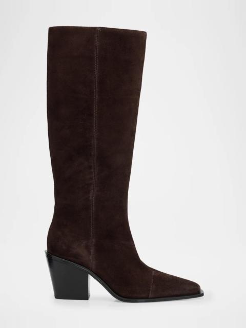 rag & bone 75mm Newbury Suede Knee-High Boots