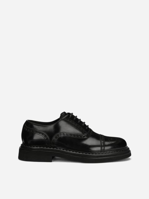 Brushed calfskin Oxfords