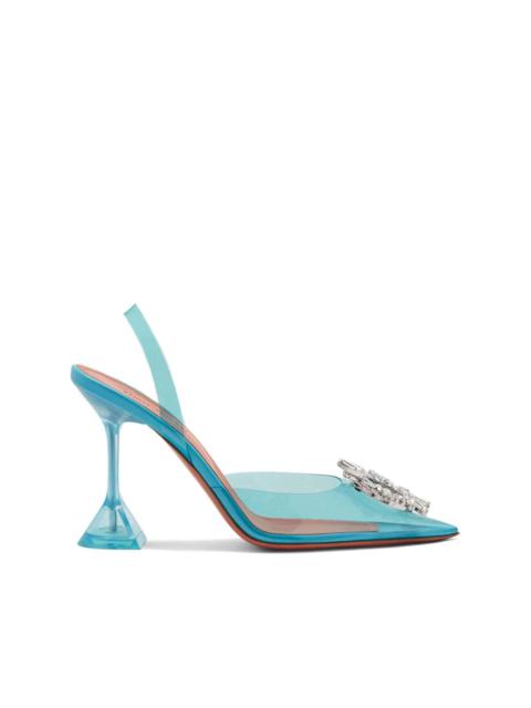 Begum 95mm transparent pumps