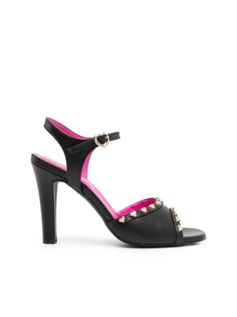 Moschino 105mm leather sandals