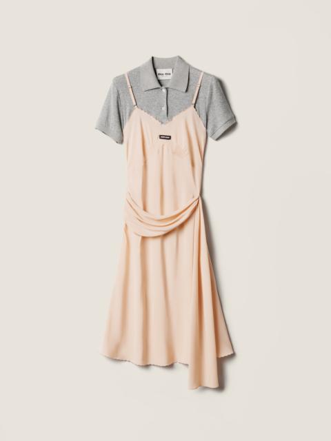 Miu Miu Marocain crepe dress