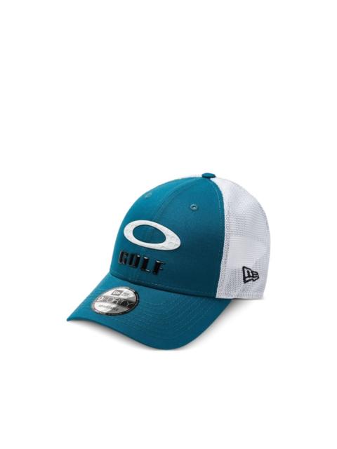 OAKLEY x New Era 9FORTY heather logo-patch cap
