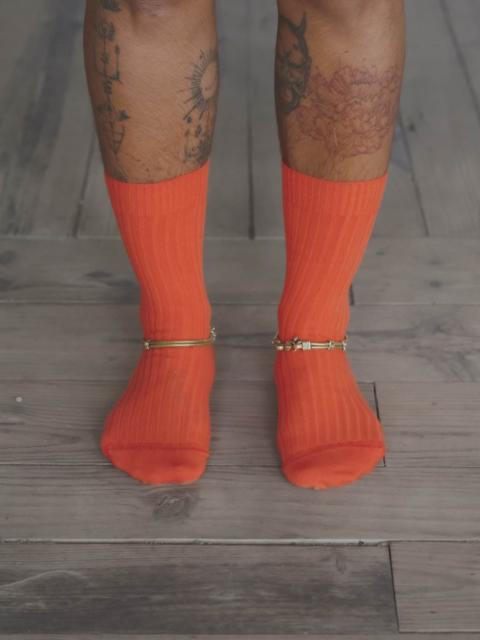 BASERANGE Rib Overankle Socks
                  - Organic Cotton Rib