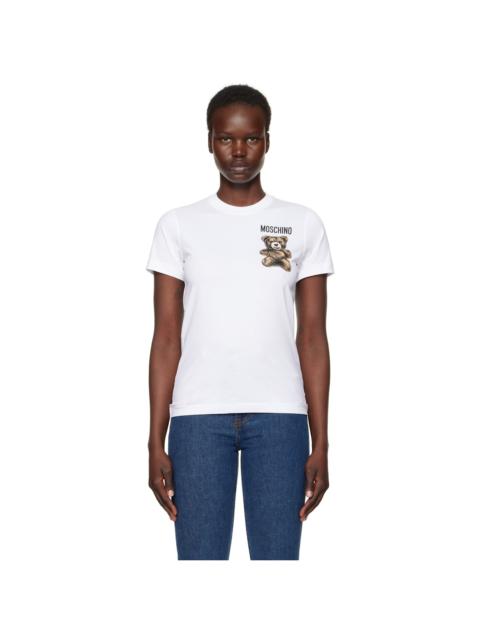 Moschino White Teddy Bear T-shirt