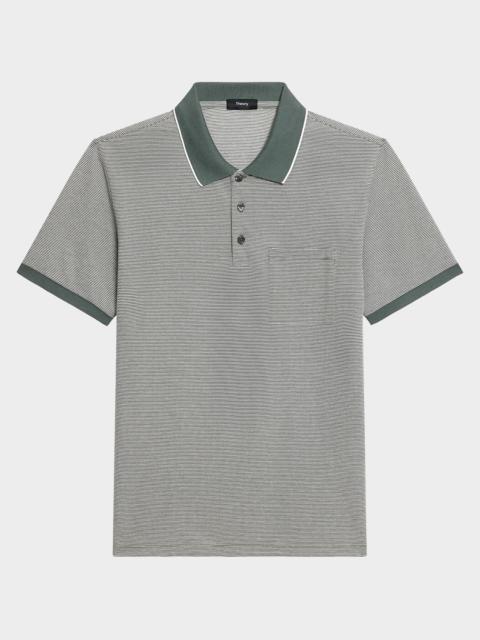Theory Men's Birdseye Pique Pocket Polo Shirt