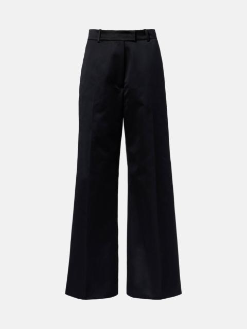 The Frankie Shop Brickell satin wide-leg pants