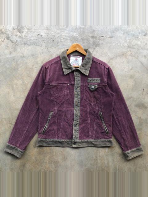 Other brands Japanese AMP by many dope corduroy trucker jacket