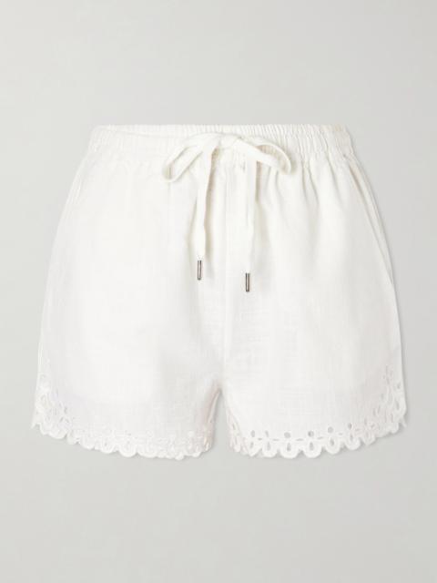 Isabel Marant Étoile Balyme Broderie Anglaise Cotton Shorts