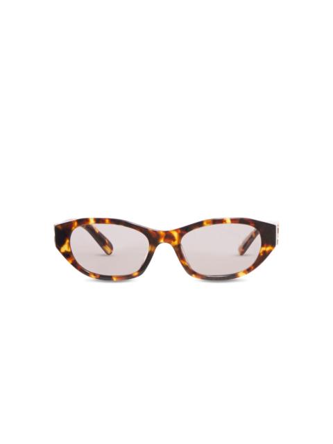 Miu Miu logo-plaque sunglasses