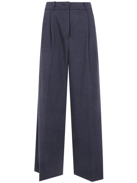 Dunst Wide Trousers Double Pleated Wide Slacks