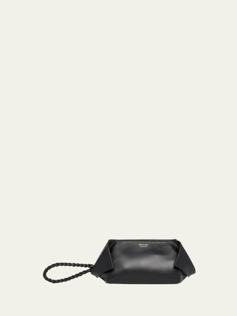 FERRAGAMO The Scarf Leather Wristlet