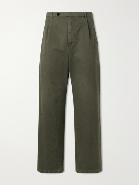 Jil Sander Straight-Leg Cotton-Drill Trousers