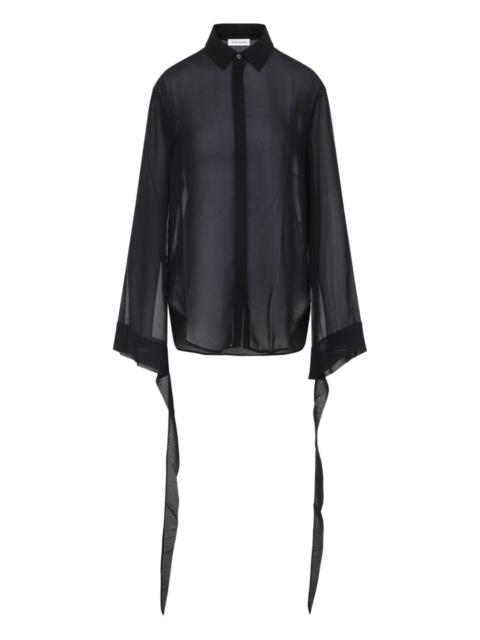 The Frankie Shop tie-sleeve top