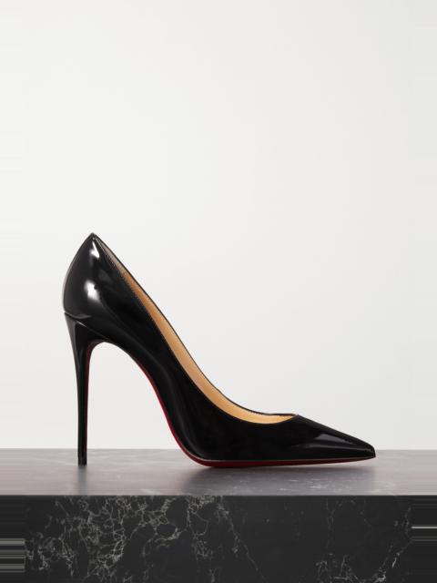 Christian Louboutin Kate 100 iridescent leather pumps