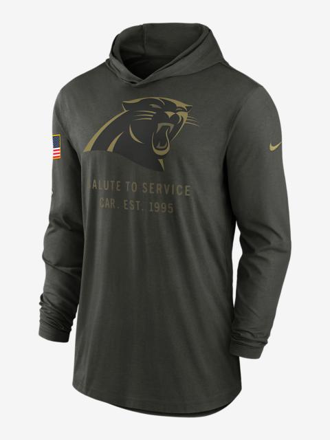 Nike Carolina Panthers Salute to Service Sideline Men’s Nike Dri-FIT NFL Long-Sleeve Hooded Top