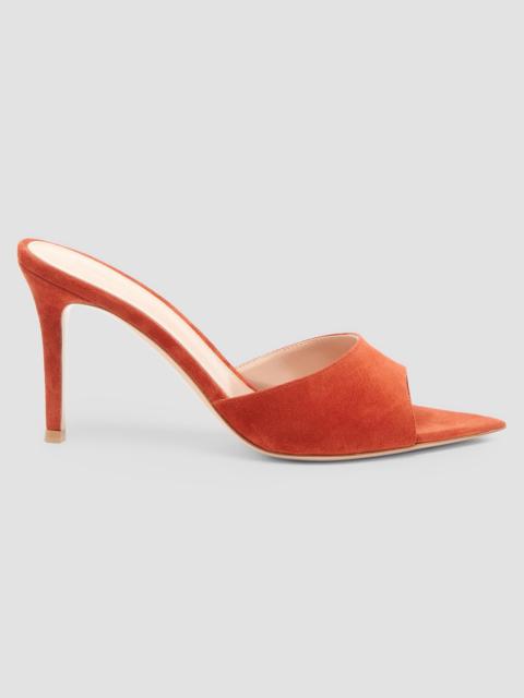 Gianvito Rossi Women's Elle 85MM Suede Mules - Canyon