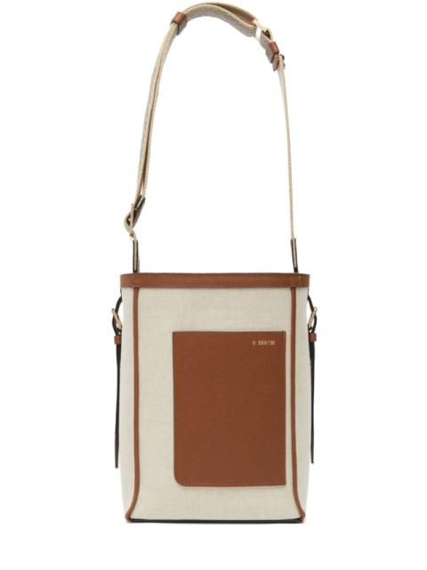 Valextra Small Bucket canvas tote bag