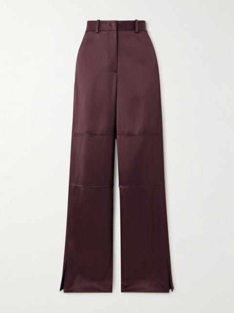 Jil Sander Satin-twill Straight-leg Pants