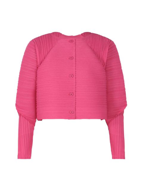 Pleats Please Issey Miyake RAMIE PLEATS CARDIGAN