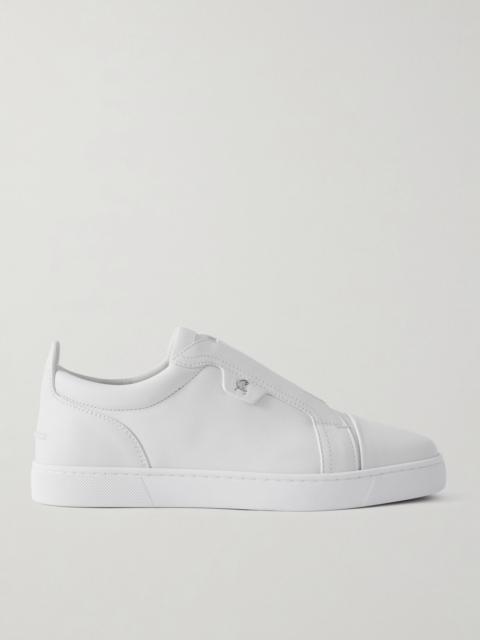 Christian Louboutin St Louis Leather Slip-On Sneakers White