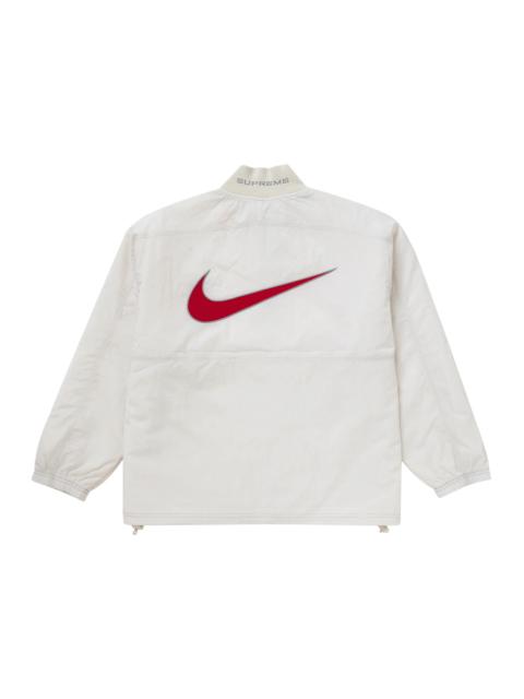 Supreme Nike Ripstop Pullover White