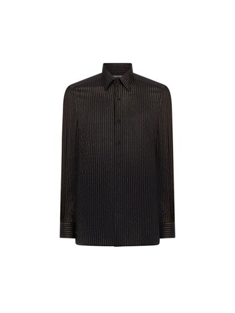 TOM FORD SILK STRIPES SLIM FIT SHIRT