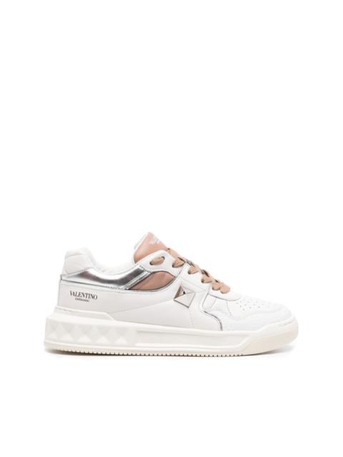 Valentino One Stud leather sneakers