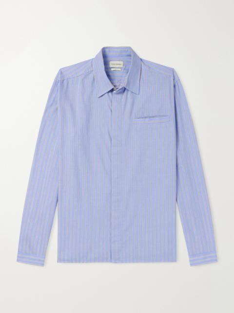Oliver Spencer Mulvey Striped Cotton Shirt