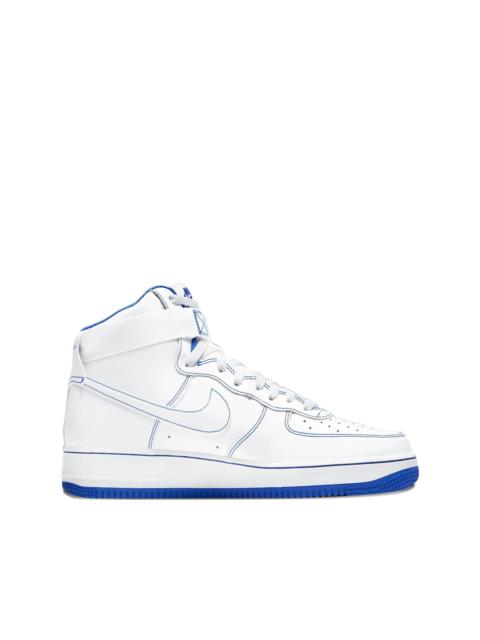 Air Force 1 High Stitch "White / Royal Blue" sneakers