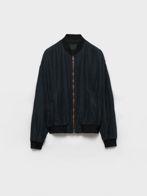 Prada Silk bomber jacket