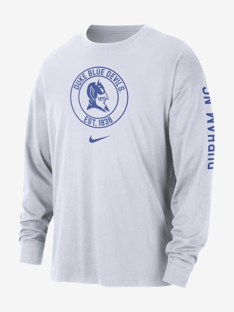 Duke Max90 Nike Men's College Long-Sleeve T-Shirt