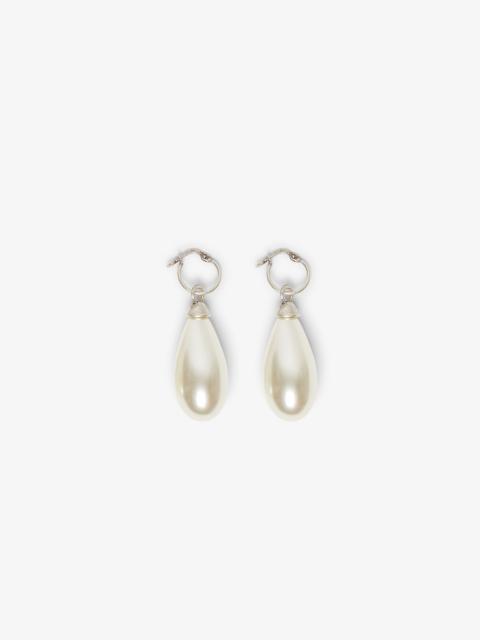 Sportmax ROSINA Pendant earrings with glass pearl