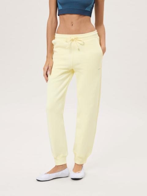 PANGAIA Womens Heavyweight Drawstring Track Pants - Light Yellow