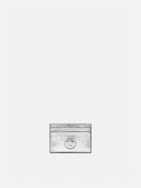 VERSACE Metallic La Medusa Card Holder