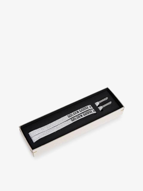 Golden Goose Branded Woven Laces