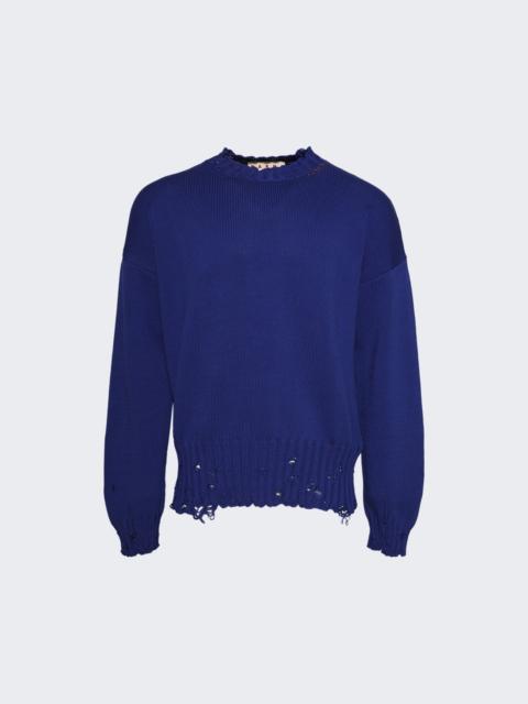 Marni Crew-neck Jumper Bluette