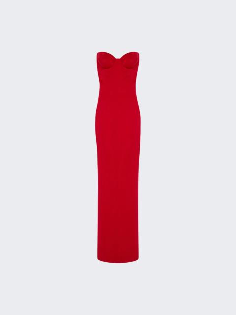 THE NEW ARRIVALS ILKYAZ OZEL Rochelle Gown Adrenaline Rush Red