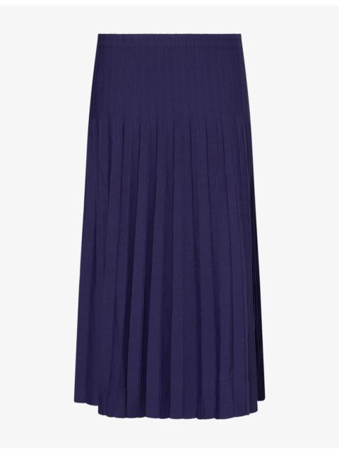 STAUD Lena Flared Knit Skirt