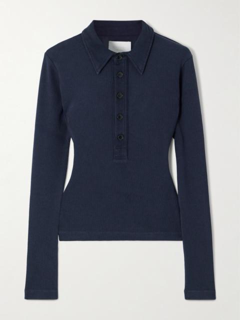 Citizens of Humanity Ribbed Jersey Polo Shirt