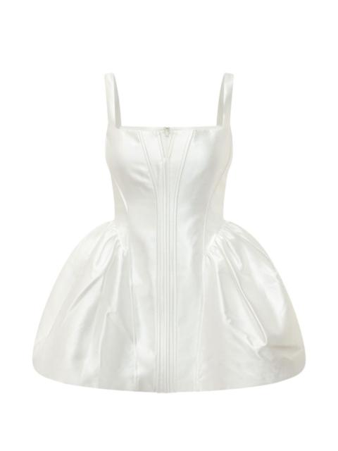 self-portrait flared mini dress